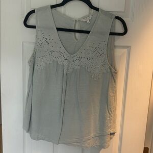 Lucky Brand Womens Sleeveless‎ Boho Pale Green